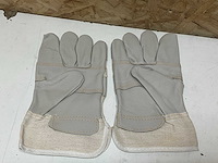 Majestic worker 11.311 werkhandschoen deels leer (40x) - afbeelding 3 van  4