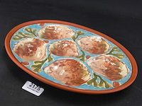 Majolica oesterschaal - afbeelding 1 van  5