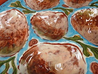 Majolica oesterschaal - afbeelding 3 van  5