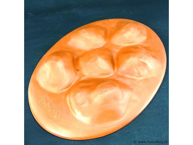 Majolica oesterschaal - afbeelding 5 van  5