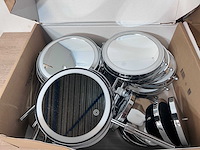 Make-up-/scheerspiegel met led-ring (25x) - afbeelding 6 van  6