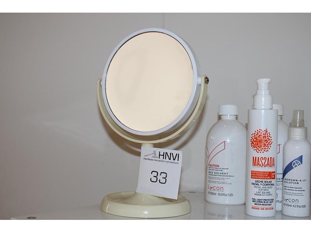 Make-up spiegel doorsnede 15 cm. - afbeelding 1 van  2