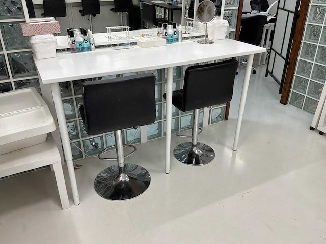 Make-up tafel met spiegel (6x) - afbeelding 4 van  7