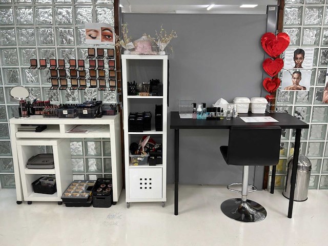 Make-up tafel met spiegel (6x) - afbeelding 5 van  7