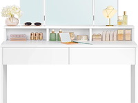 Make-up tafel met spiegel, vasagle - afbeelding 1 van  3