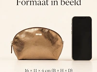 Make-uptasje dr amsterdam, gold - afbeelding 5 van  5