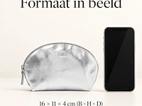 Make-uptasje dr amsterdam, silver - afbeelding 5 van  5