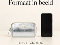 Make-uptasje dr amsterdam, silver - afbeelding 5 van  5