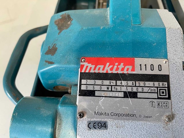 Makita - 1100 - elektrische schaafmachine - afbeelding 3 van  3