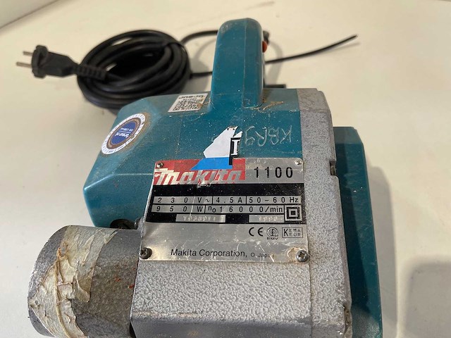 Makita - 1100 - elektrische schaafmachine - afbeelding 2 van  2