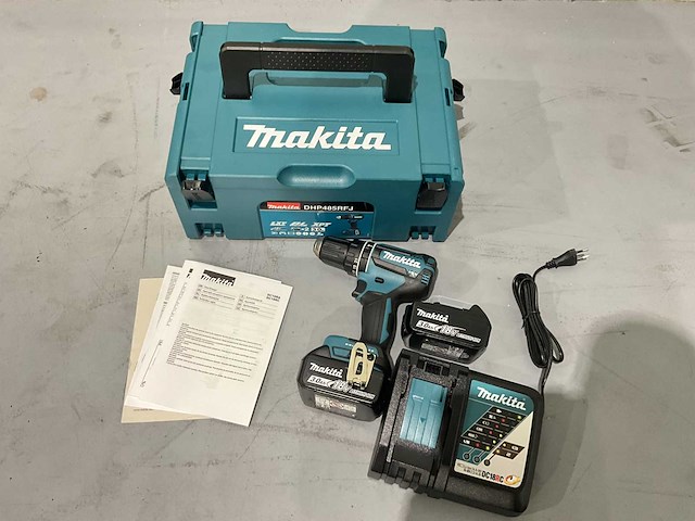 Makita - 2026 - dhp485rfj klopboor/schroefmachine - gereedschapsset - afbeelding 1 van  6