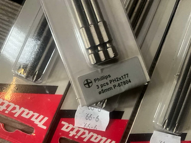 Makita - 3 st /blitser - bit p67804 ph-2 5x177mm - overig accugereedschap (4x) - afbeelding 4 van  5