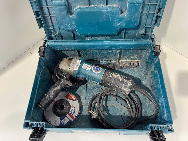 Makita - 9558hnr - elektrische haakse slijper - afbeelding 2 van  3