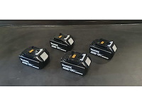 Makita - bl1830b - 18v li-ion accu 3.0ah (4x) - afbeelding 1 van  1
