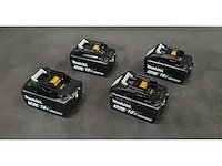 Makita - bl1850b - li-ion accu 5.0ah (4x) - afbeelding 1 van  1