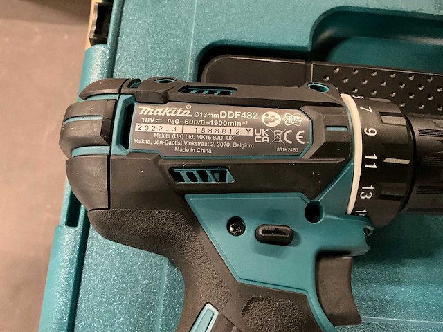 Makita - ddf482/dtd156 - accu gereedschap (2x) - afbeelding 3 van  6