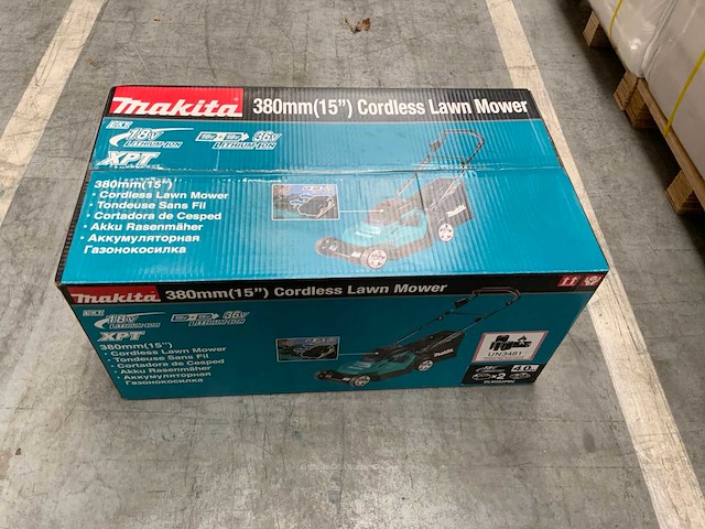 Makita - dlm382 - grasmaaier met 2x 18v accu en lader - afbeelding 4 van  13