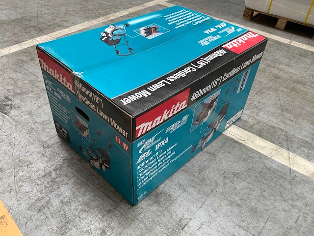 Makita - dlm463 - grasmaaier met 2x 18v accu en 1x lader - afbeelding 12 van  14