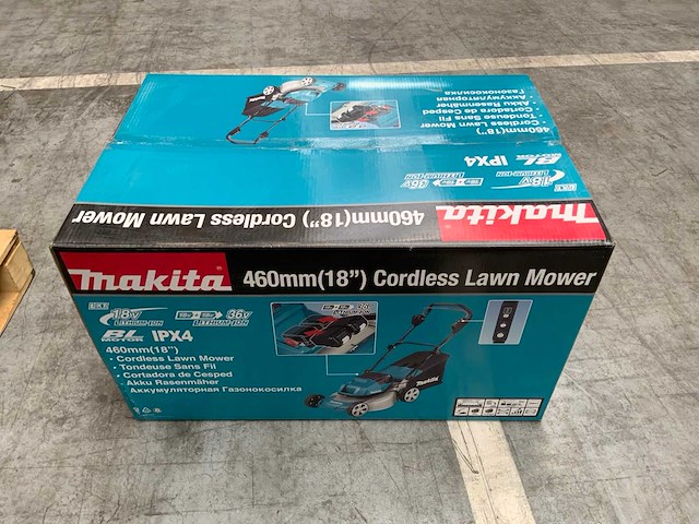 Makita - dlm463 - grasmaaier met 2x 18v accu en 1x lader - afbeelding 4 van  14