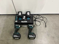 Makita - dtd 154 - slagschroevendraaiers (2x)