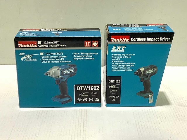 Makita - dtd152 + dtw190 - makita schroef + slag set dtd152 + dtw190 - afbeelding 2 van  4