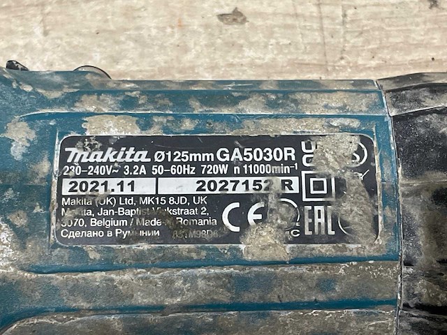 Makita - ga5030r - slijpmachine - afbeelding 6 van  6