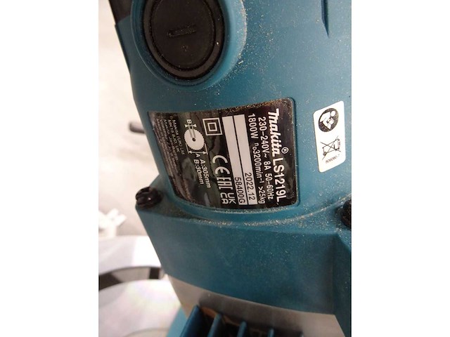 Makita - ls1219l - afkortzaag - afbeelding 3 van  3
