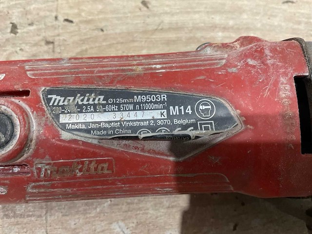 Makita - m9503r - slijpmachine - afbeelding 6 van  6