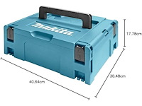 Makita - opbergkoffer systeembox mbox-2 - gereedschapskoffer (3x) - afbeelding 11 van  11
