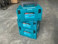 Makita - opbergkoffer systeembox mbox-3 - gereedschapskoffer (3x) - afbeelding 1 van  4