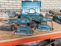 Makita - po3711 - vlakschuurmachine (2x) - afbeelding 1 van  2