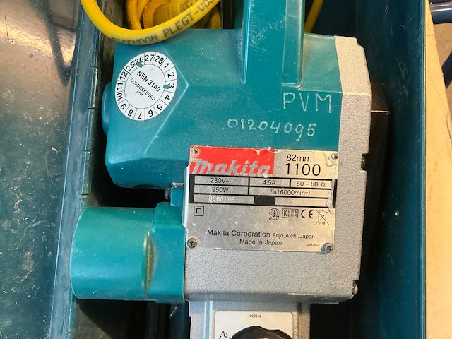 Makita 1100 schaafmachine - afbeelding 2 van  4