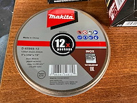 Makita 125x1,0x22mm partij rvs doorslijpschijven (60x) - afbeelding 2 van  4