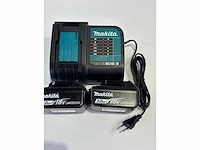 Makita 18v 3ah bl1830 accu (2x) + acculader sd