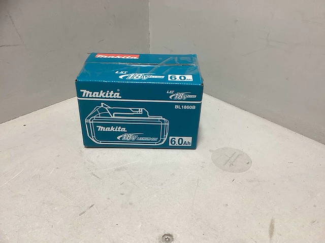 Makita 18v li-ion accu - 6.0ah accu's en laders - afbeelding 2 van  3