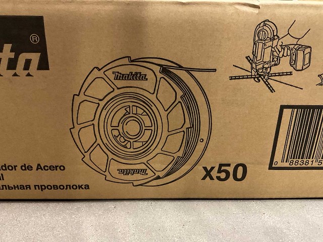 Makita 199137-9 doos á 50 rollen á 100m binddraad (2x) - afbeelding 3 van  3
