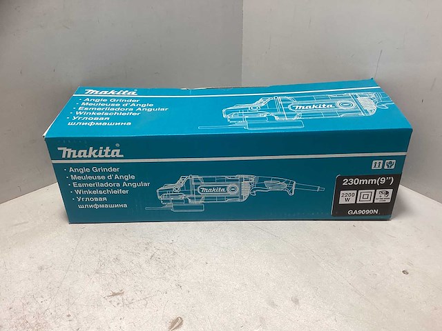 Makita 230mm haakse slijper met veiligheidsschakelaar haakse slijpmachine - afbeelding 2 van  2