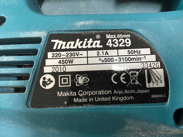 Makita 4329 decoupeerzaag - afbeelding 7 van  7