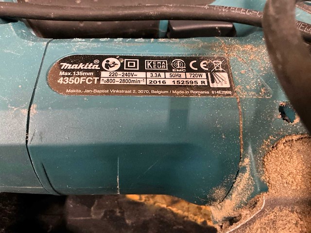 Makita 4350fct decoupeerzaag - afbeelding 2 van  2