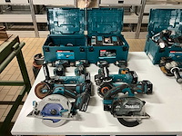Makita 5-delige accu gereedschapsset (2x) - afbeelding 1 van  7