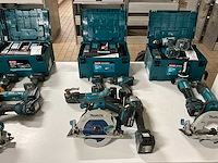 Makita 5-delige accu gereedschapsset - afbeelding 1 van  6