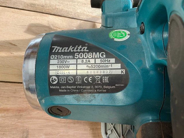 Makita 5008mg cirkelzaagmachine - afbeelding 5 van  6