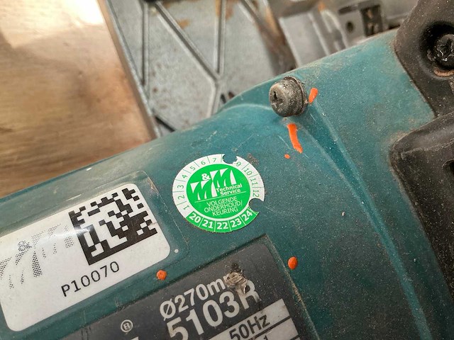 Makita 5103r cirkelzaagmachine - afbeelding 6 van  6