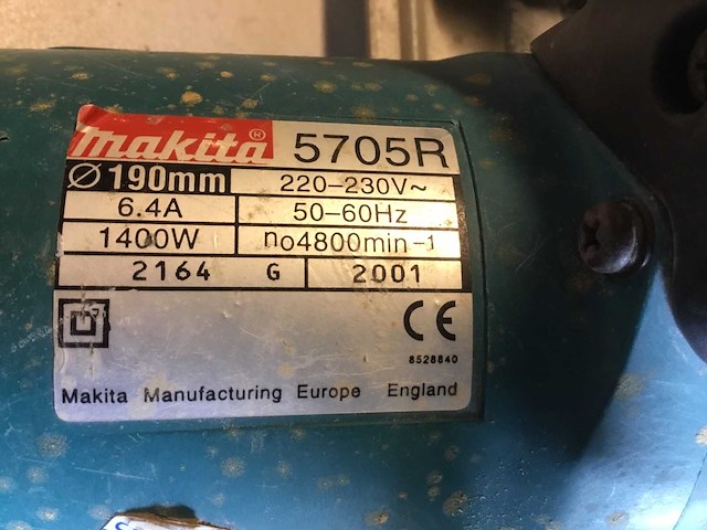 Makita 5705 r cirkelzaagmachine - afbeelding 3 van  3