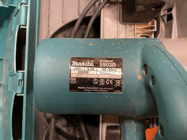 Makita 5903r cirkelzaagmachine - afbeelding 2 van  3