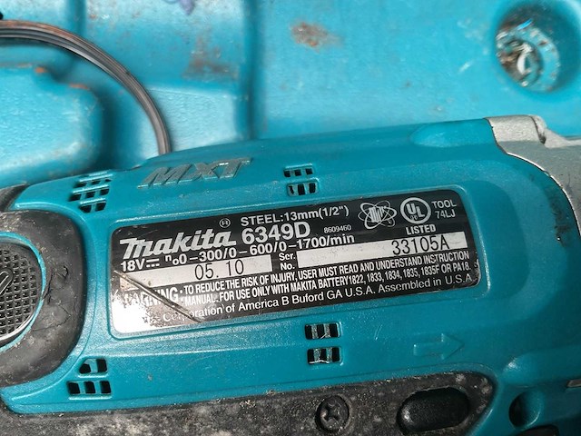 Makita 6349d boormachine - afbeelding 5 van  6