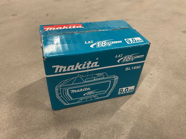 Makita 9.0ah (bl1890) 18v accu - afbeelding 2 van  2