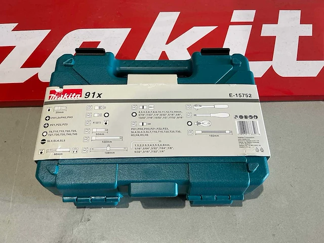 Makita 91-delige gereedschapskoffer - afbeelding 7 van  7
