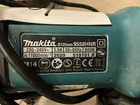Makita 9558hnr haakse slijpmachine - afbeelding 3 van  4