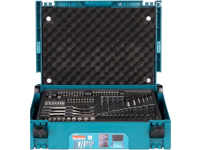 Makita accessoires 70-delige boor-en schroefbits set | in m-box 1 koffer - afbeelding 1 van  4